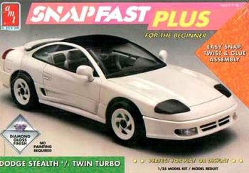 AMT SnapFast Model Kit - 1993 Dodge Stealth R/T Turbo White